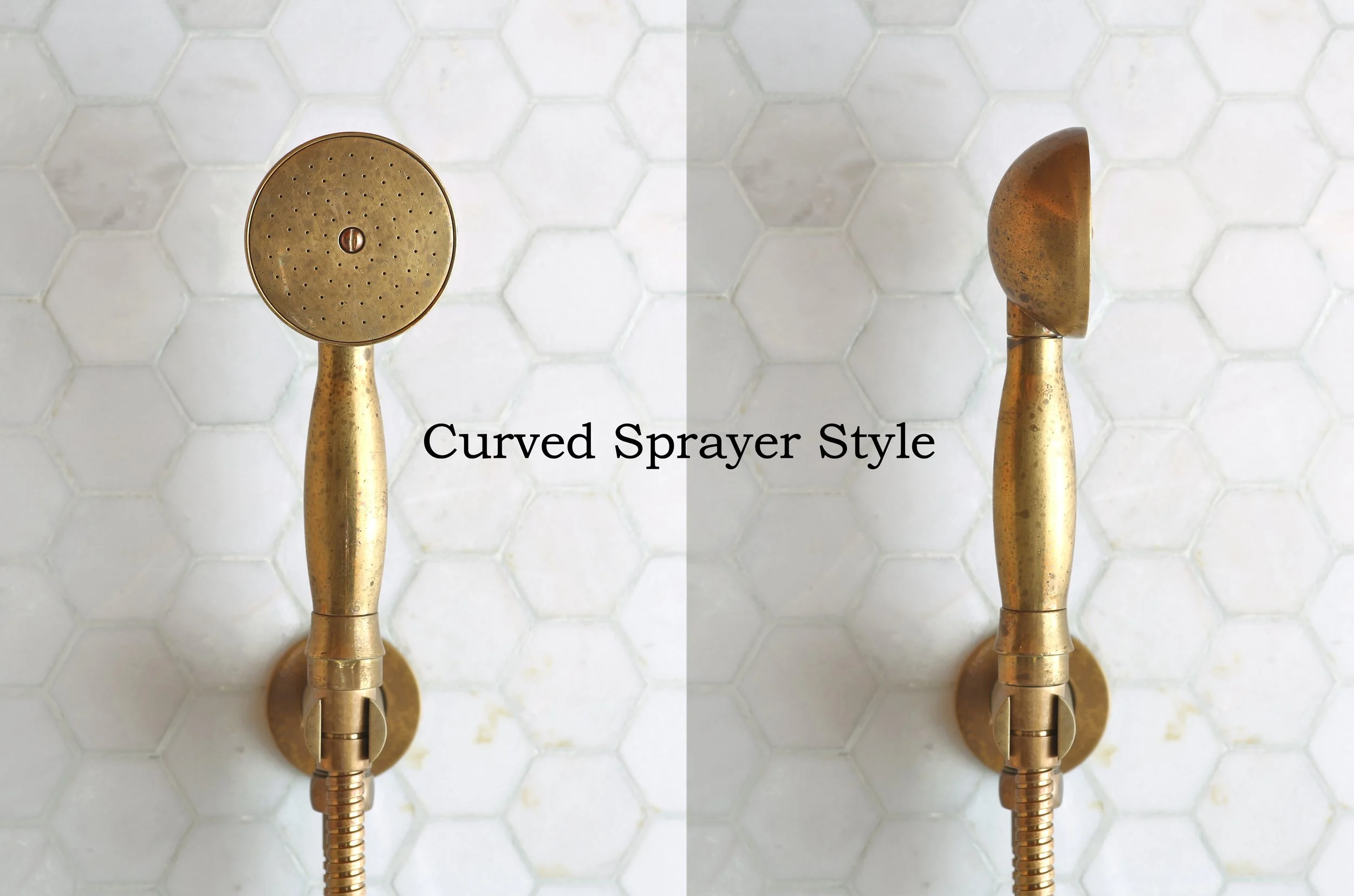 SH403 Jet Shower Plus | Handcrafted Aged Brass Shower System
